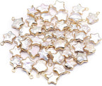 5 Pcs Natural Pearl Pendants Irregular Freshwater Pearl Pendant Charms by Zotoone