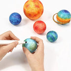 hesmartly 30 Pack Craft Foam Balls, 1.97inch Foam Balls and 2 Pieces Painting - Image 2
