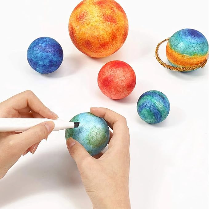 hesmartly 9 Pack 3 Inch Craft Foam Balls - Image 3