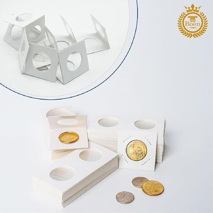 Boen Coin Flips 400Pcs Coin Holders 8 Assorted Sizes - Image 5