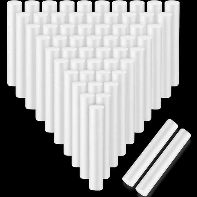 Fabbay 60 Pieces 6 Inch White Foam Cylinders by Fabbay