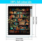 4 Pack Book Flower Stamped Cross Stitch Kits - Image 4