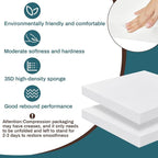 Frienda 2 Pack 2" x 24" x 24" Upholstery High Density Foam Cushion Replacement - Image 3