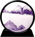 Muyan Moving Sand Art Picture Sandscapes in Motion Round Glass 3D Deep Sea Sand by Muyan