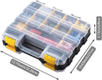AIDY-PRO Hardware Organizer Box 34 Compartments Small Parts Organizer - Image 5