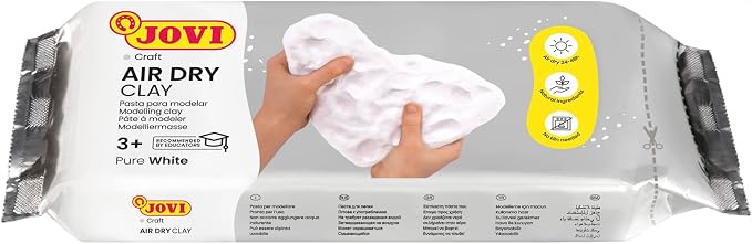 Jovi - Air Dry Modeling Clay, 2.2 lb White, No Oven Needed, Gluten-Free Pottery - Image 3