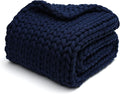 YnM Weighted Blanket, Handmade Chunky Knitted Design, Soft and Cozy, by YNM