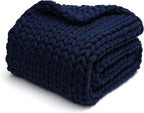YnM Weighted Blanket, Handmade Chunky Knitted Design, Soft and Cozy, by YNM