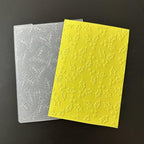 6 Pcs Plastic Embossing Folder Template Love Stars and Flowers Texture A6 Size - Image 7
