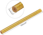 uxcell Mini Hot Glue Sticks for Glue Gun 7mm x 100mm Glitter Gold 12pcs - Image 2
