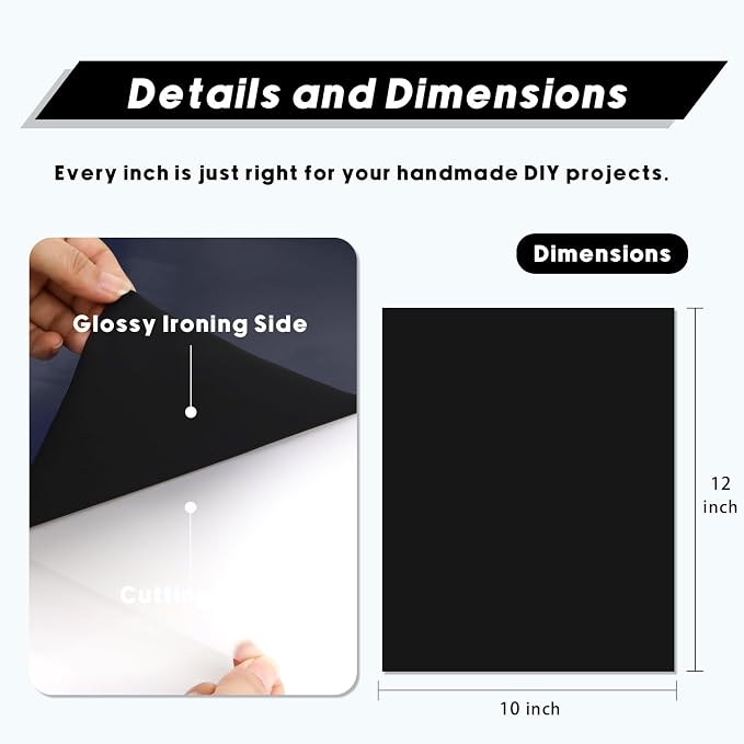 HTV Heat Transfer Vinyl, Sparkle HTV Compatible - Image 2