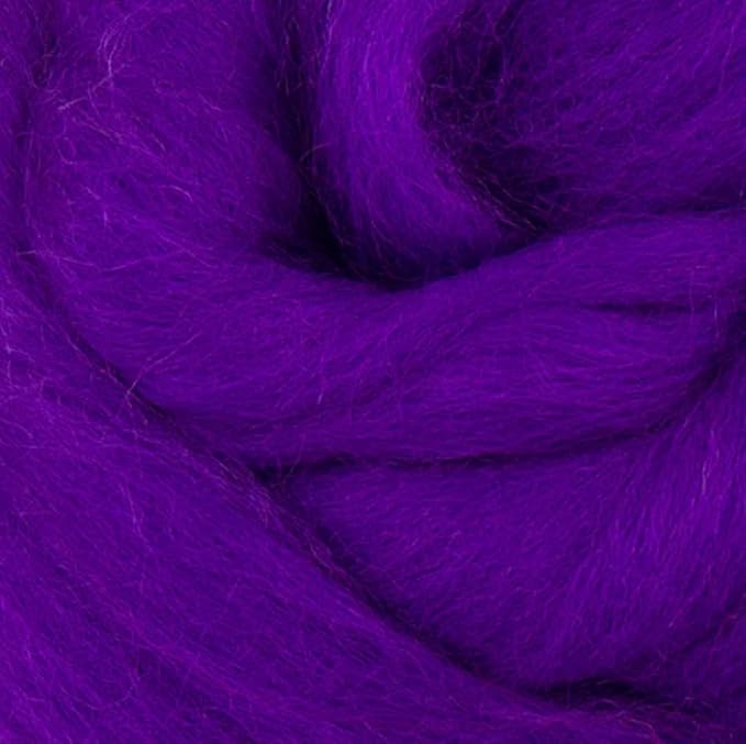Revolution Fibers Dyed Corriedale Wool | 8 Ounces of Premium Combed Wool Top | - Image 2