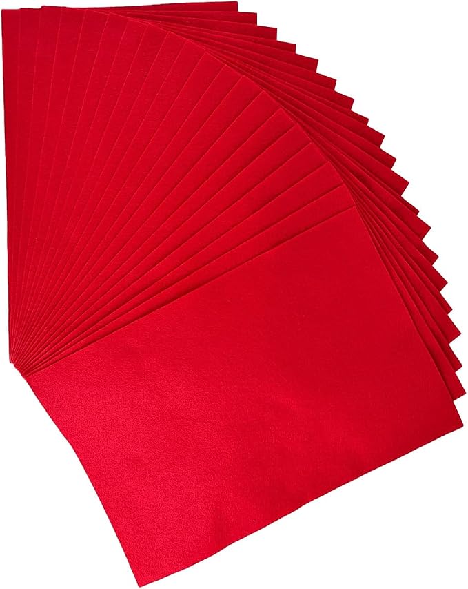 Jtnohx Color Felt, Soft Felt Sheets, 1.4mm Thick 8"x12" Handicraft Felt Fabrics - Image 3
