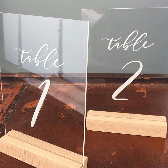 20 Pack Clear Acrylic Blank Signs - Image 6