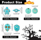 arricraft 190 Pcs Skull Gemstone Beads Kits, Including 50 Pcs Tortoise Beads - Image 2