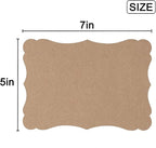 50 Pack Blank Kraft Greeting Cards, Kraft Color, 5x7IN | Thick Cardstock Paper - Image 2