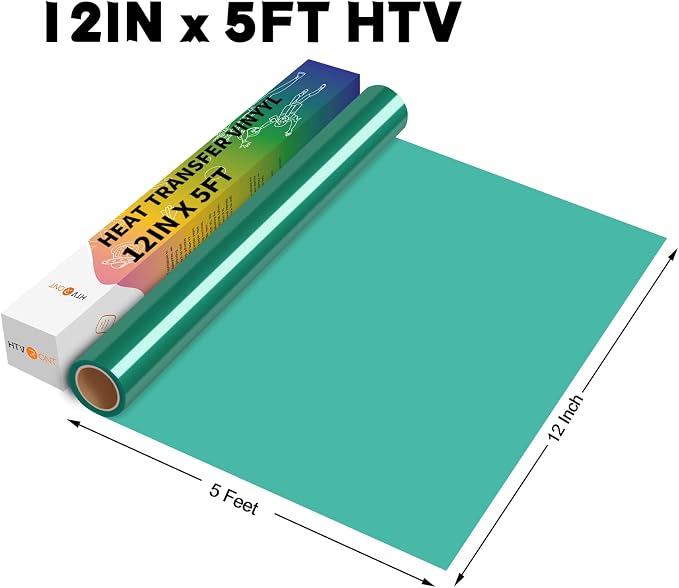 HTVRONT HTV Vinyl Rolls Heat Transfer Vinyl, Iron on Vinyl - Image 7