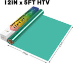 HTVRONT HTV Vinyl Rolls Heat Transfer Vinyl, Iron on Vinyl - Image 7