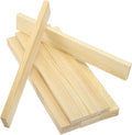 MECCANIXITY 10Pcs Wood Strips Slats, 9/32" x 1‑1/4" x 8" Thin Wood Sticks Flat by MECCANIXITY