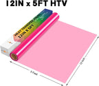 HTVRONT HTV Vinyl Rolls Heat Transfer Vinyl - Image 7