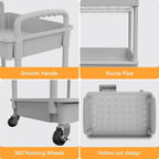 3 Tier Rolling Utility Cart - Image 2