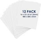 Foam Board 12 x 16 x 3/16", Foam Core Board Sheets, Acid Free Foamboard by Navy+Penguin