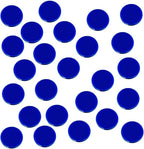 LITKO 18mm Game Tokens | Bingo, Board & Card Counters | Set of 25 | Blue | 3mm by LITKO