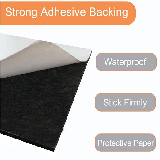 Adhesive Foam Padding 8 Pieces 6"x6"x1/16 Neoprene - Image 3
