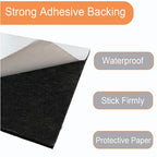 Adhesive Foam Padding 8 Pieces 6"x6"x1/16 Neoprene - Image 3