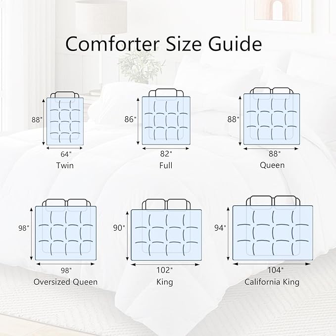 TEXARTIST Premium 2100 Series Queen Comforter All Season Breathable Sage Green - Image 8