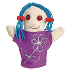 Colorations CANPUP Set of 12 Kids Decorate Your Own Canvas Hand Puppets - Image 5