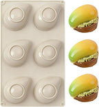 6-Cavity 3D Mango Silicone Mold by Fchil