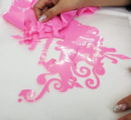 guangyintong Heat Transfer Vinyl Pink HTV Rolls, Matte Surface - Image 3