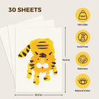 Jar Melo Finger Paint Paper 30 Sheets, Acid Free, 101 Lb - Image 3
