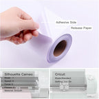 YRYM HT White Permanent Vinyl Roll – 12”x50FT Matte White Permanent Adhesive - Image 5