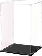 Clear Acrylic Display Case, Self-Assemble Showcase by dofopo