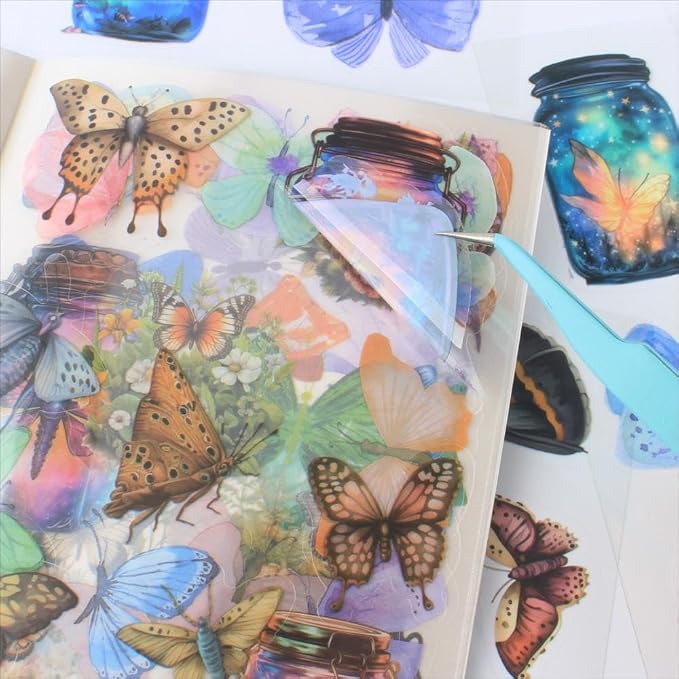 Transparent Butterflies Fairy Sticker Book - Image 3