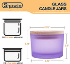 SHOWIN Thick Candle Jars for Making Candles 16 Pcs, 4 OZ Empty Jars - Image 4