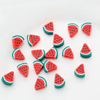 100pcs Watermelon Polymer Clay 10mm Spacer Beads - Image 3
