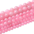 12mm Natural Rose Quartz Beads Pink Energy Crystal Round Loose Beads by NaturalStoneBeads