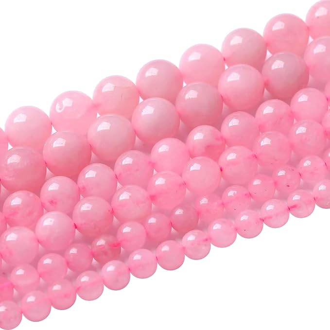 12mm Natural Rose Quartz Beads Pink Energy Crystal Round Loose Beads by NaturalStoneBeads