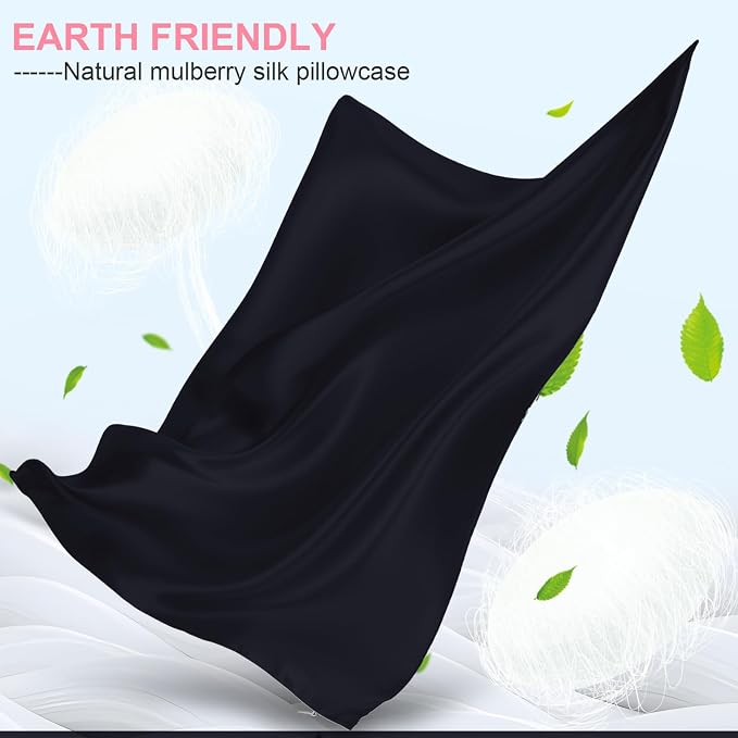 Silk Pillow Cases 2 Pack Queen Size - Image 2