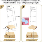 Monitor Memo Board with Removable Wooden Base Acrylic Portable Sticky Note - Image 2