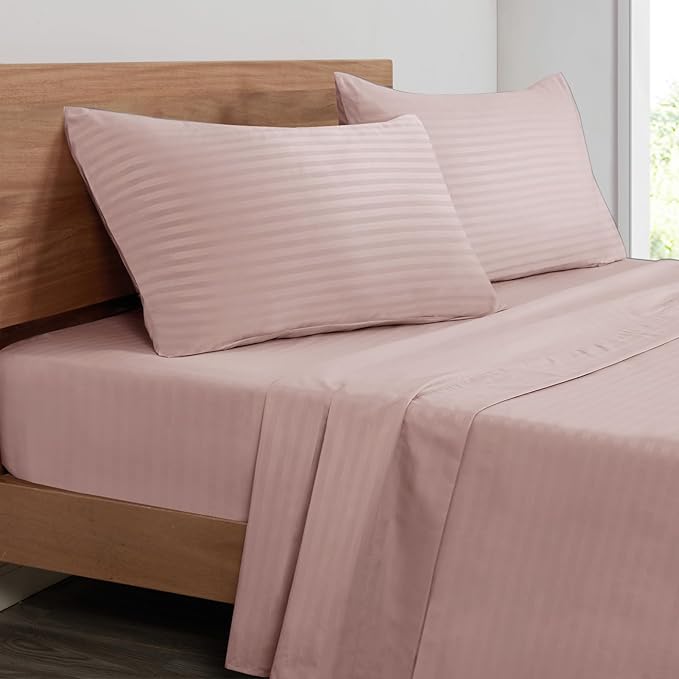 Mejoroom Striped Queen Size Sheet Set by Mejoroom