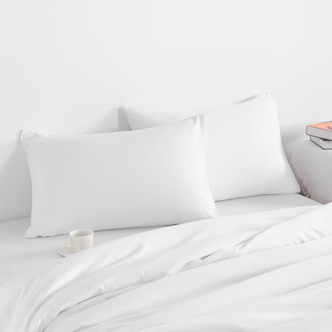 NTBAY King Pillow Cases Set of 2, 2 Pack Brushed Microfiber 20x40 Pillow Cases - Image 2
