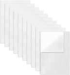 Bonsicoky White Self Adhesive Felt Sheets, 10 Pack, A4 Size | Felt Fabric by Bonsicoky