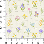 Patchwork Fabric Panel 100x155 cm, 100% Cotton Satin, 6 Coordinated Spring - Image 8