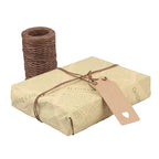 Floral Wire, 2 Rolls Rustic Paper Wrapped Metal Wire 14 Gauge 328 Feet | Bind - Image 3
