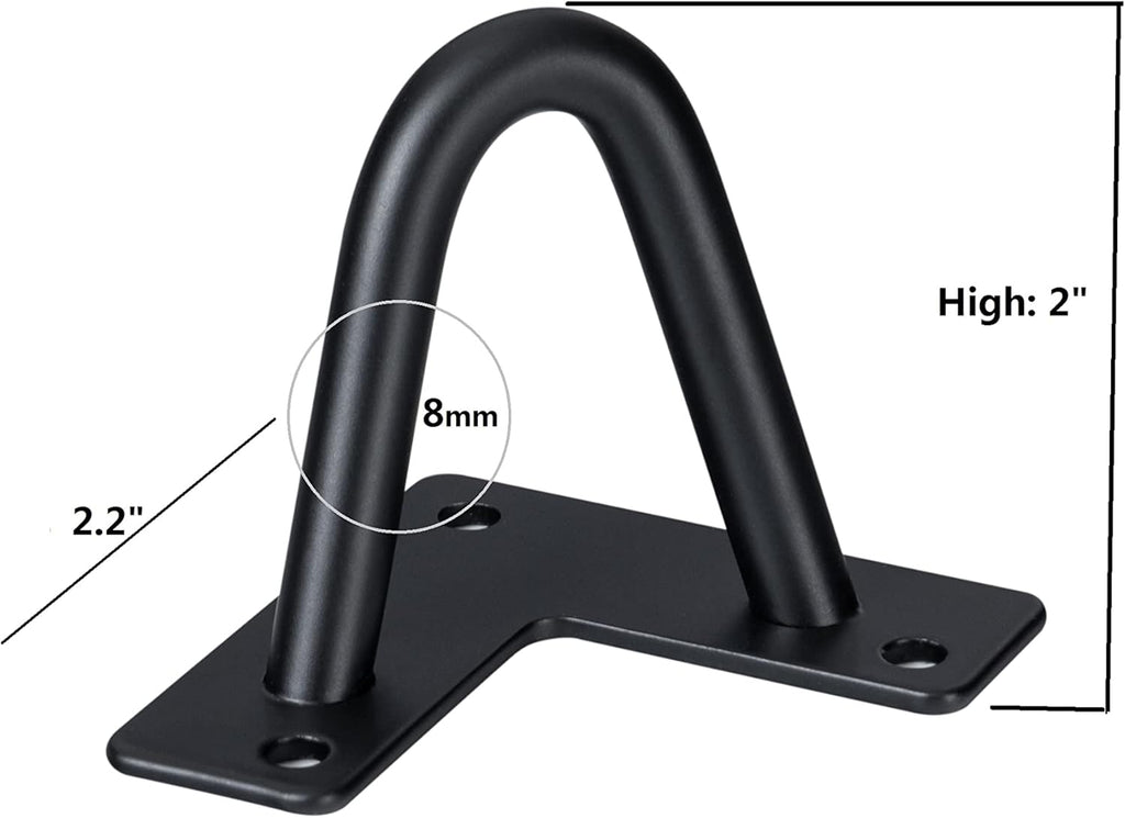 Hairpin Legs 2", DIY Furniture Legs are Great for Cabinets, Wardrobes, TV Cabinets, Drawers, Nightstands, Jewelry Boxes, Coffee Table Legs, and other Craft Projects. 2 inch Feet Black 4 Piece Set.