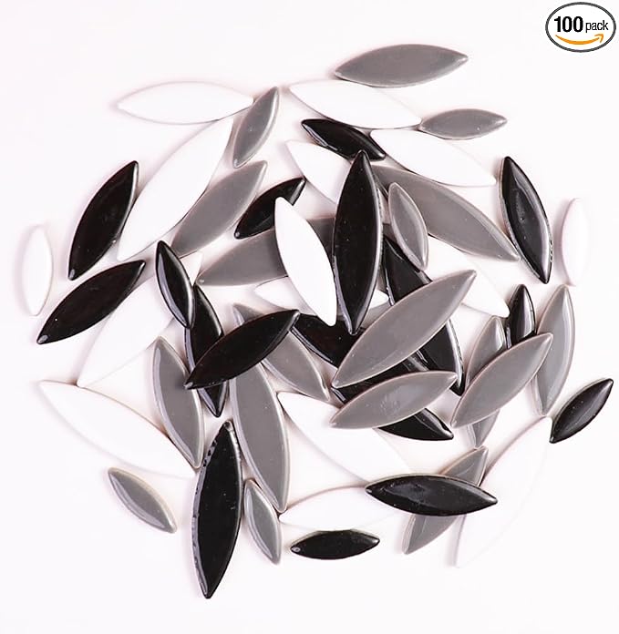 454g Petal Ceramic Mosaic Tiles by BuenoarteMosaicStone